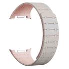 For Samsung Galaxy Watch8 / Watch8 Classic Integrated Magnetic Silicone Watch Band(Starlight+Pink) - 2