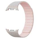 For Samsung Galaxy Watch8 / Watch8 Classic Integrated Magnetic Silicone Watch Band(Starlight+Pink) - 3