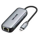 WAVLINK NWU340GD With 95W Charging Port 5Gbps USB-C to RJ45 Ethernet Adapter Converter - 1