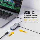 WAVLINK NWU340GD With 95W Charging Port 5Gbps USB-C to RJ45 Ethernet Adapter Converter - 2