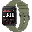 For Garmin Venu X1 Armor Silicone Watch Band(Jungle Green) - 1