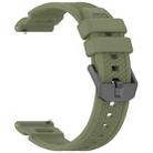 For Garmin Venu X1 Armor Silicone Watch Band(Jungle Green) - 2