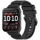 For Garmin Venu X1 Armor Silicone Watch Band(Black) - 1