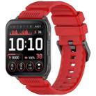 For Garmin Venu X1 Armor Silicone Watch Band(Red) - 1