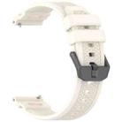 For Garmin Venu X1 Armor Silicone Watch Band(Starlight) - 2