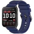 For Garmin Venu X1 Armor Silicone Watch Band(Dark Blue) - 1