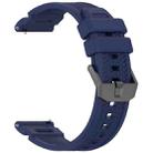 For Garmin Venu X1 Armor Silicone Watch Band(Dark Blue) - 2