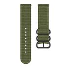 For Garmin Venu X1 Ring Buckle Nylon Canvas Watch Band(Army Green) - 2
