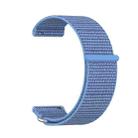 For Garmin Venu X1 Two Section Metal Ring Nylon Hook and Loop Fastener Watch Band(Cape Blue) - 2