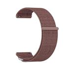 For Garmin Venu X1 Two Section Metal Ring Nylon Hook and Loop Fastener Watch Band(Smokey Purple) - 2