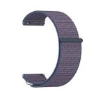 For Garmin Venu X1 Two Section Metal Ring Nylon Hook and Loop Fastener Watch Band(Midnight Blue) - 2
