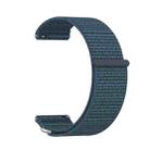 For Garmin Venu X1 Two Section Metal Ring Nylon Hook and Loop Fastener Watch Band(Dark Misty Gray) - 2