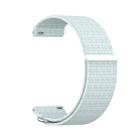 For Garmin Venu X1 Two Section Metal Ring Nylon Hook and Loop Fastener Watch Band(Light Green) - 2