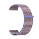 For Garmin Venu X1 Two Section Metal Ring Nylon Hook and Loop Fastener Watch Band(Lilac) - 2