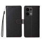 For OPPO Reno14 F / Reno14 / Reno13 Global ENKAY RFID Blocking Wallet Kickstand Litchi Texture Leather Phone Case(Black) - 2