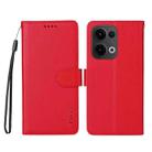 For OPPO Reno14 F / Reno14 / Reno13 Global ENKAY RFID Blocking Wallet Kickstand Litchi Texture Leather Phone Case(Red) - 2