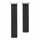 For Samsung Galaxy Watch8 / Watch8 Classic Magnetic Silicone Watch Band(Black) - 3