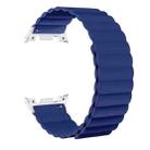 For Samsung Galaxy Watch8 / Watch8 Classic Magnetic Silicone Watch Band(Blue) - 2