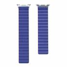 For Samsung Galaxy Watch8 / Watch8 Classic Magnetic Silicone Watch Band(Blue) - 3