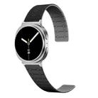 For Samsung Galaxy Watch8 / Watch8 Classic Two Color Loop Magnetic Silicone Watch Band(Black+Gray) - 1