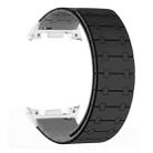 For Samsung Galaxy Watch8 / Watch8 Classic Two Color Loop Magnetic Silicone Watch Band(Black+Gray) - 2