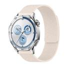 20mm Lychee Texture Soft Magnetic Silicone Watch Band(Starlight) - 1