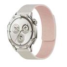 22mm Lychee Texture Soft Magnetic Silicone Watch Band(Starlight Pink) - 1