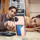 For iPhone 16 Plus Kalebol Flip Card Wallet Holder Shockproof Phone Case(Black) - 3