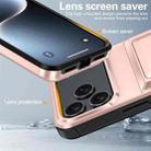 For iPhone 17 Pro Max Kalebol Flip Card Wallet Holder Shockproof Phone Case(Rose Gold) - 5