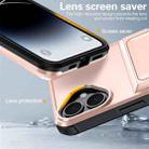 For iPhone 17 Kalebol Flip Card Wallet Holder Shockproof Phone Case(Army Green) - 5