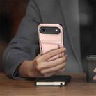 For iPhone 17 Air Kalebol Flip Card Wallet Holder Shockproof Phone Case(Black) - 4