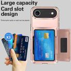 For iPhone 17 Air Kalebol Flip Card Wallet Holder Shockproof Phone Case(Red) - 2