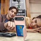 For iPhone 17 Air Kalebol Flip Card Wallet Holder Shockproof Phone Case(Red) - 3