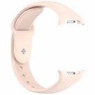 For Samsung Galaxy Watch8 / Watch8 Classic Reverse Buckle Silicone Watch Band(Pink) - 3