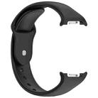 For Samsung Galaxy Watch8 / Watch8 Classic Reverse Buckle Silicone Watch Band(Black) - 3
