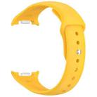For Samsung Galaxy Watch8 / Watch8 Classic Reverse Buckle Silicone Watch Band(Yellow) - 2