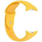 For Samsung Galaxy Watch8 / Watch8 Classic Reverse Buckle Silicone Watch Band(Yellow) - 3