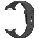 For Samsung Galaxy Watch8 / Watch8 Classic Reverse Buckle Silicone Watch Band(Space Gray) - 2