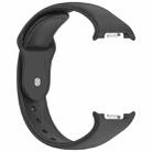 For Samsung Galaxy Watch8 / Watch8 Classic Reverse Buckle Silicone Watch Band(Space Gray) - 3