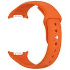 For Samsung Galaxy Watch8 / Watch8 Classic Reverse Buckle Silicone Watch Band(Orange) - 2
