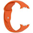 For Samsung Galaxy Watch8 / Watch8 Classic Reverse Buckle Silicone Watch Band(Orange) - 3