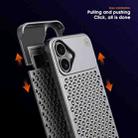 For iPhone 16 Kalebol Aromatherapy Aluminum Alloy Cooling Phone Case(Gray) - 3