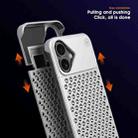 For iPhone 16 Kalebol Aromatherapy Aluminum Alloy Cooling Phone Case(Silver) - 2