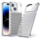 For iPhone 13 Kalebol Aromatherapy Aluminum Alloy Cooling Phone Case(Silver) - 1