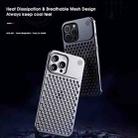 For iPhone 13 Kalebol Aromatherapy Aluminum Alloy Cooling Phone Case(Silver) - 2
