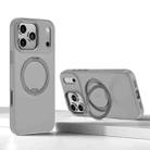 For iPhone 17 Pro Max Kalebol Rotating Magnetic Holder MagSafe Phone Case(Gray) - 1