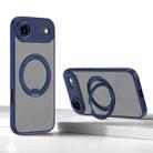 For iPhone 17 Air Kalebol Rotating Magnetic Holder MagSafe Phone Case(Blue) - 1