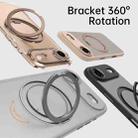 For iPhone 17 Air Kalebol Rotating Magnetic Holder MagSafe Phone Case(Desert Gold) - 2