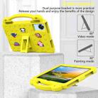 For Doogee Tab E3 10.95 2025 Handle Kickstand Children EVA Shockproof Tablet Case(Yellow) - 3