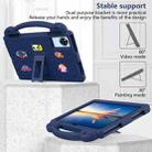 For Doogee Tab E3 10.95 2025 Handle Kickstand Children EVA Shockproof Tablet Case(Navy Blue) - 3